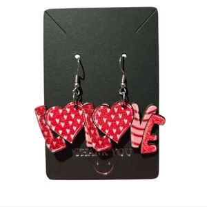 Trendy Vintage Love Dangle Earrings